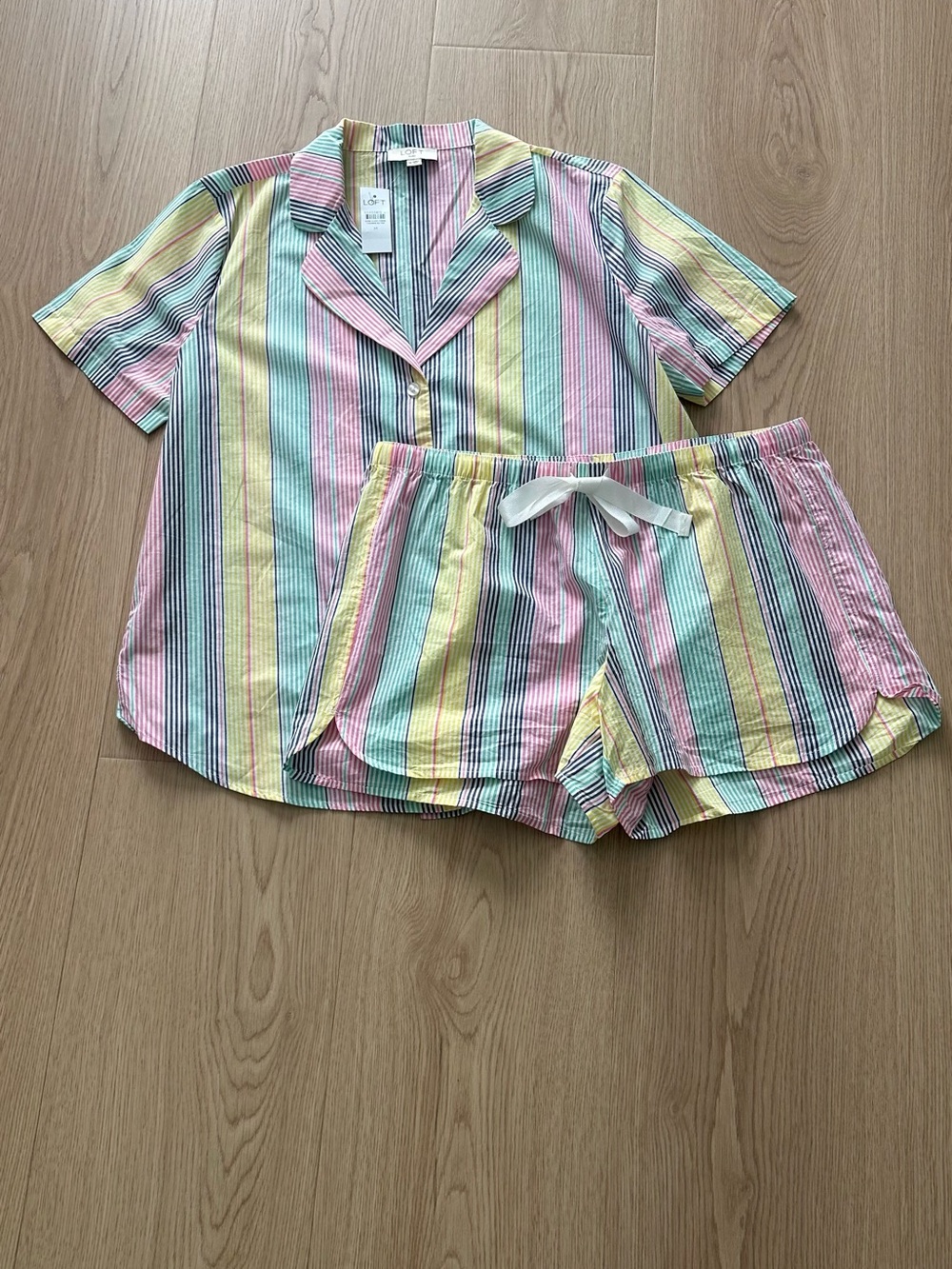 LOFT Multicolor Striped Pajama